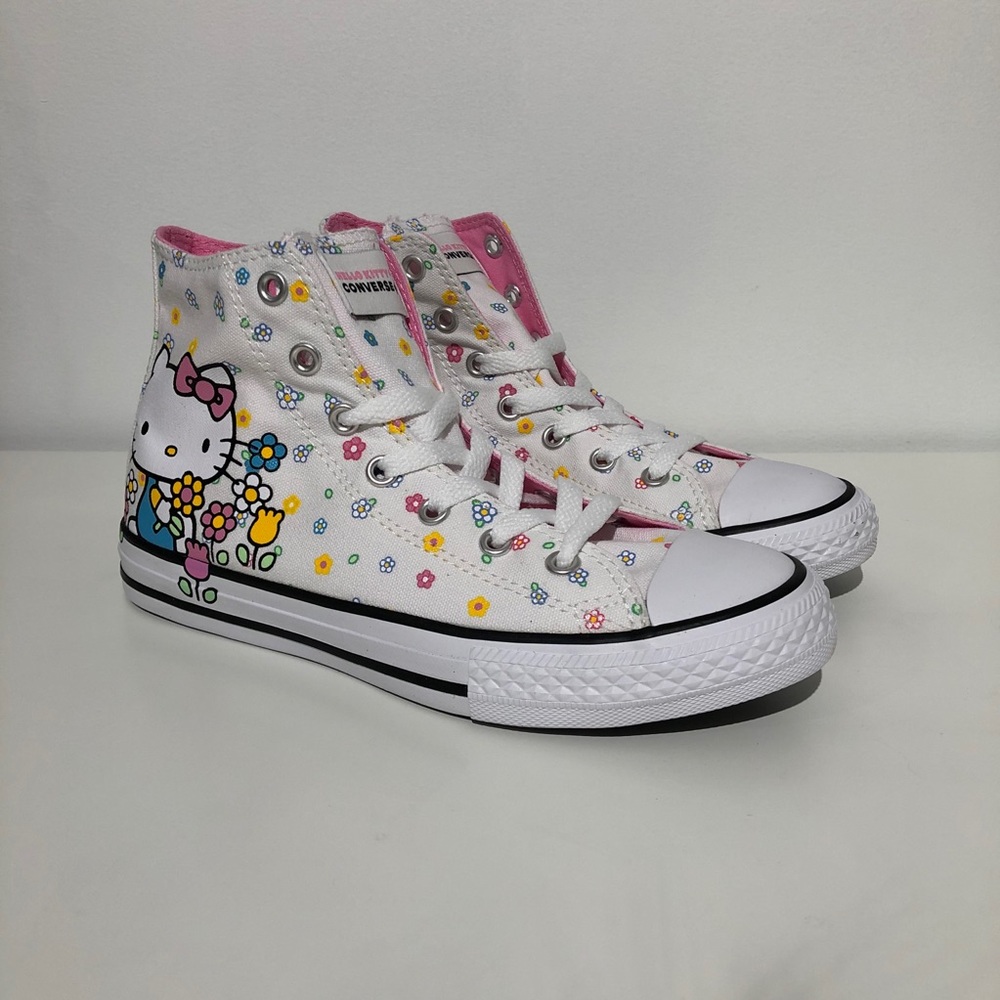 Hello Kitty Converse All Star High Top Shoes